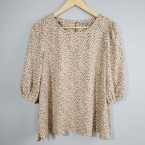Wishlist large animal print top
